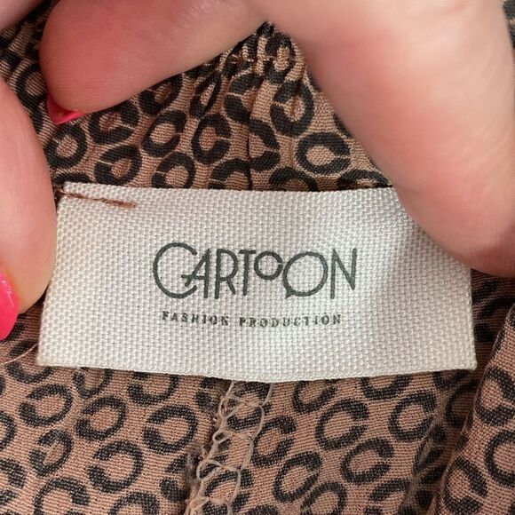 Cartoon Printed Two Piece Set Top And Pants Size S - Picture 5 of 11